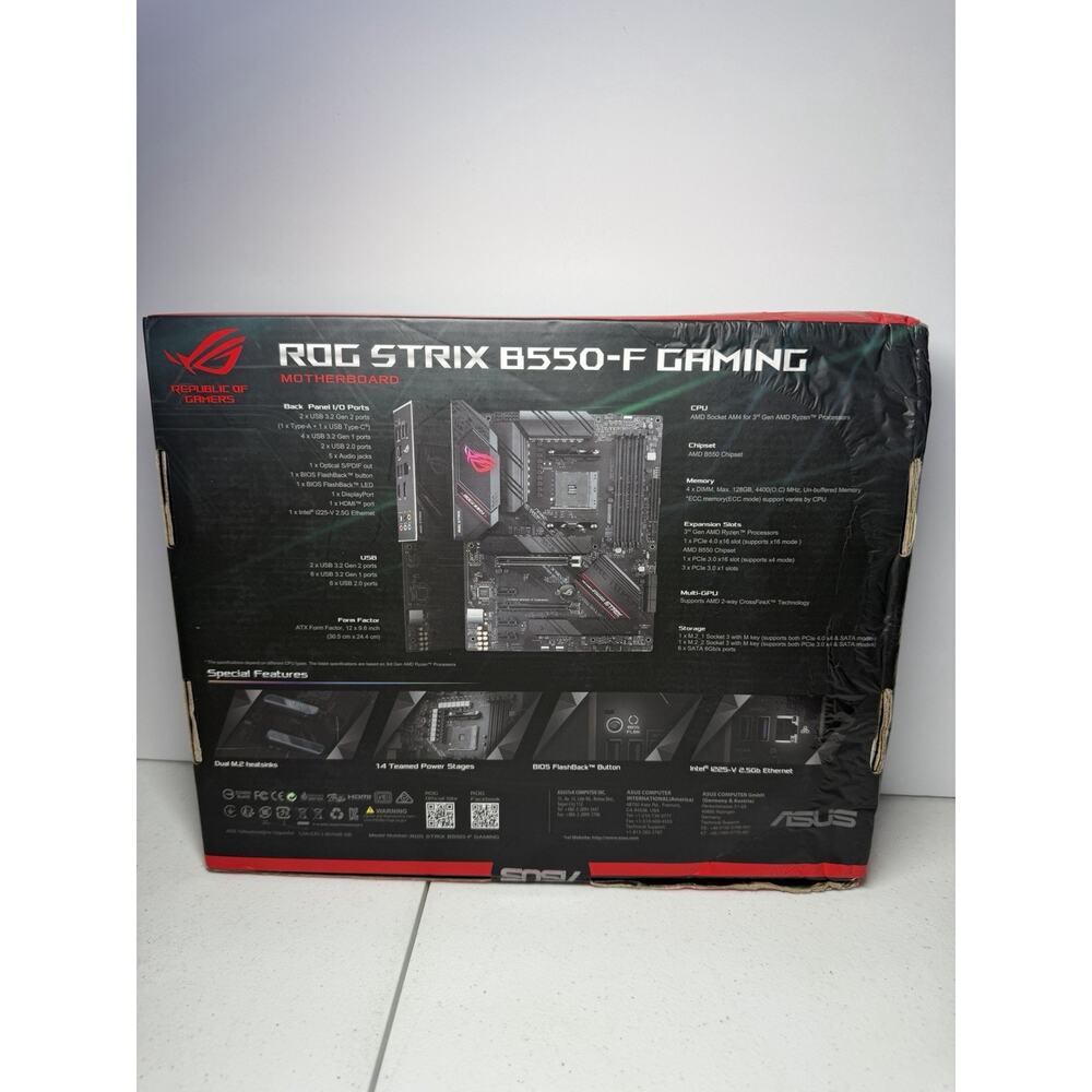 ASUS ROG Strix B550-F AMD AM4 ATX Gaming Motherboard - Picture 4 of 8